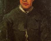 文森特威廉梵高 - 坐着的农妇